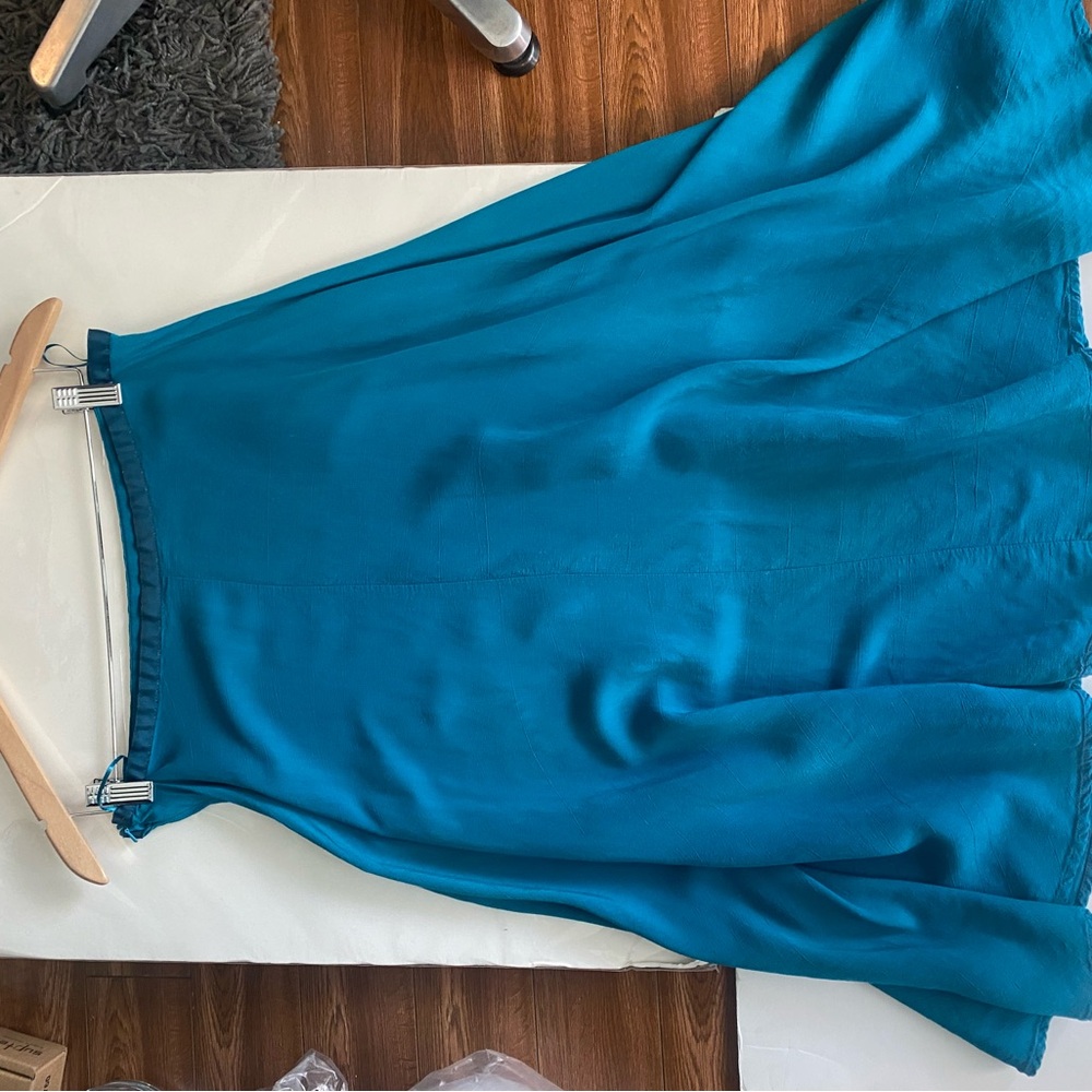 Top shop Elegant Teal Skirt - Picture 3 of 4